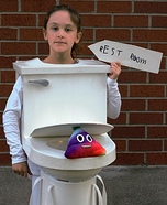 Interactive Toilet With Flushing Sound Homemade Costume
