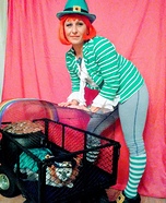 Irish Girl and Trapped Leprechaun Homemade Costume