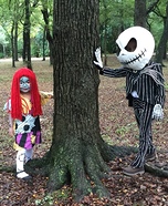 Jack and Sally Skellington Homemade Costume