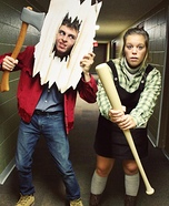DIY couples costume - Jack and Wendy Torrance Costume