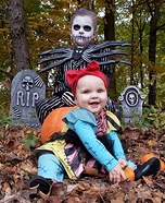 Jack & Sally Mini Edition Homemade Costume