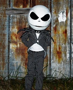 Homemade Jack Skellington Costume