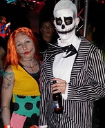 Jack Skellington and Sally Couple Costume