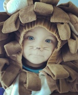 Homemade Baby Lion Costume