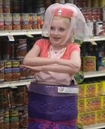 Jeannie in her Bottle Costume