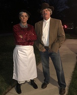 Jed and Granny Clampett Homemade Costume
