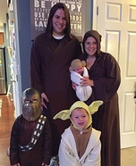 Jedi Family Homemade Costume