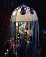 Jelly Fish with Lights Homemade Costume