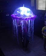Homemade LED Jellyfish Costume