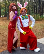 Jessica and Roger Rabbit Homemade Costume