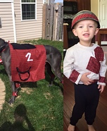 Jockey and his Horse Homemade Costume