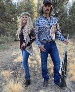 Joe Exotic and Carole Baskin Homemade Costume