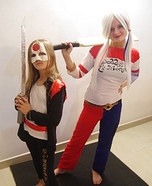 Katana and Harley Quinn Homemade Costume