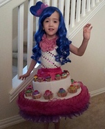 Katy Perry Cupcake Dress Costume for Girls