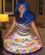 Katy Perry's Cupcake Dress Homemade Costume