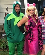 Kermit and Miss Piggie Homemade Costume