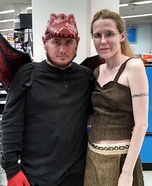 Khaleesi and her Dragon Homemade Costume