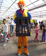 Killer Clown captures Boy Homemade Costume