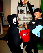 Killer Whale and his Trainer Homemade Costume