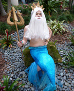 Homemade King Triton Costume
