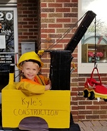 Kyle's Construction Crain Homemade Costume