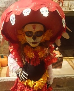 La Muerte Girl Homemade Costume