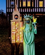 Lady Liberty and the Empire State Building Homemade Costume