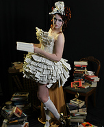Lady Literature Homemade Costume