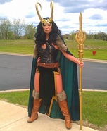 Lady Loki Homemade Costume