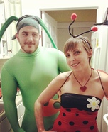 Ladybug and Aphid Homemade Costume