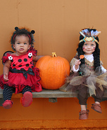 Ladybug and Indian Princess Costumes