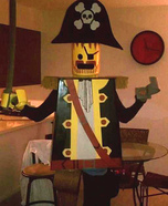Homemade Lego Pirate Adult Costume