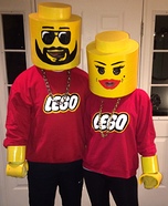 lego couple halloween costume