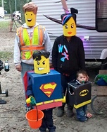 Homemade Lego Family Costume