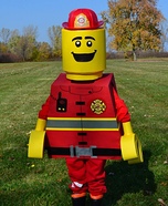 Lego Fireman Homemade Costume