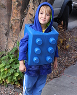 Lego Kid Homemade Costume