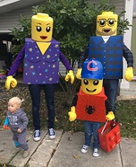 LEGO Mini Figure Family Homemade Costume