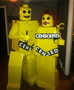Lego Nudists Homemade Costume