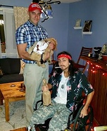 Lieutenant Dan and Forest Gump Homemade Costume