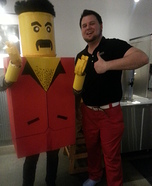 Life-sized Lego Man Homemade Costume