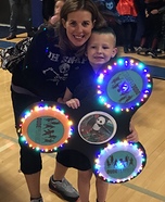 Light Up Fidget Spinner Homemade Costume