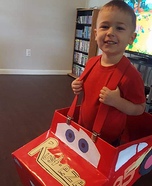 Lightening McQueen Homemade Costume
