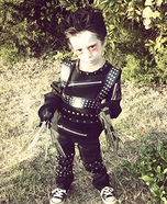 Lil Edward Scissorhands Homemade Costume