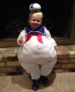 Lil' Marshmallow Man Homemade Costume