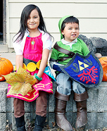 Link and Zelda from Skyward Sword Homemade Costume