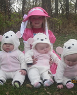 Little Bo Peep and her Little Sheep Costume