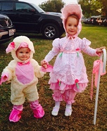 Little Bo Peep found her Sheep Homemade Costume
