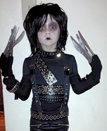 Little Edward Scissorhands Homemade Costume