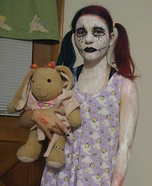 Little Girl Demon Child Homemade Costume