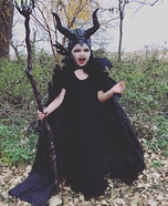 Little Maleficent Homemade Costume